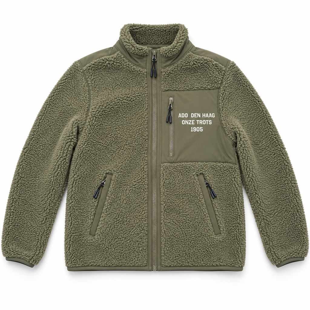 ADO Den Haag Fleece Jacket - Khaki