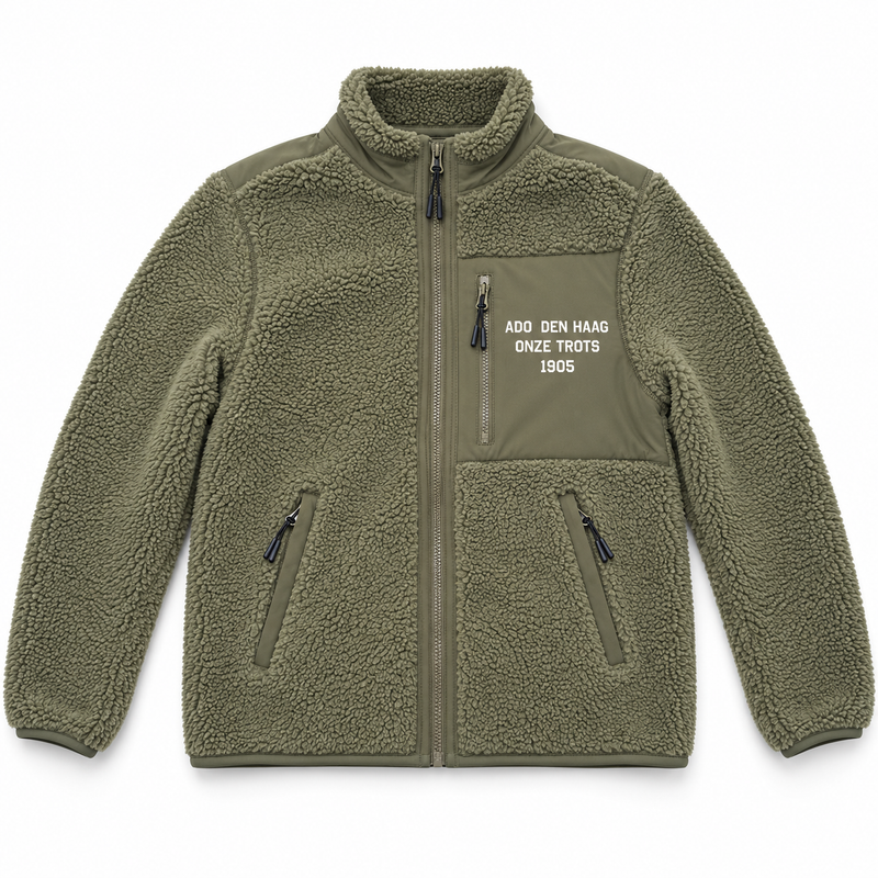 ADO Den Haag Fleece Jacket - Khaki