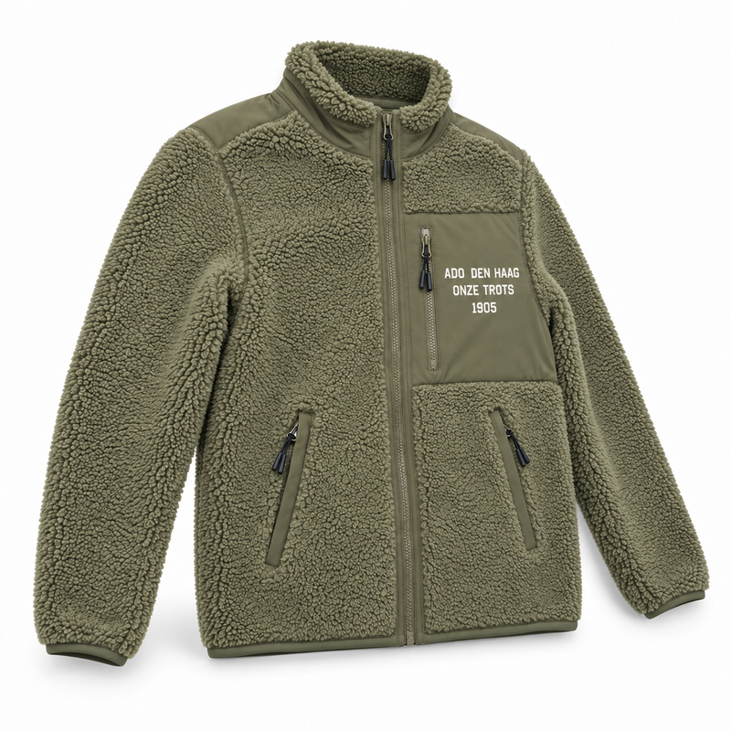 ADO Den Haag Fleece Jacket - Khaki