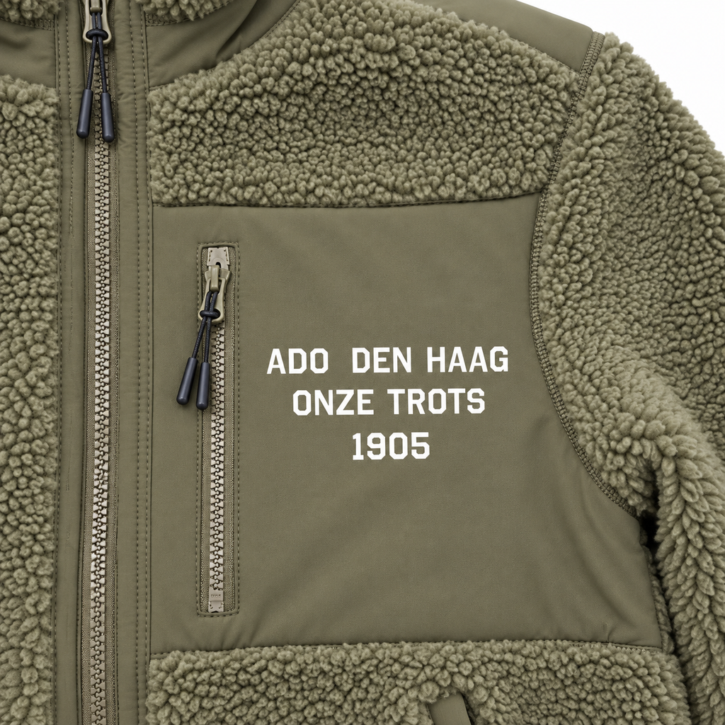 ADO Den Haag Fleece Jacket - Khaki