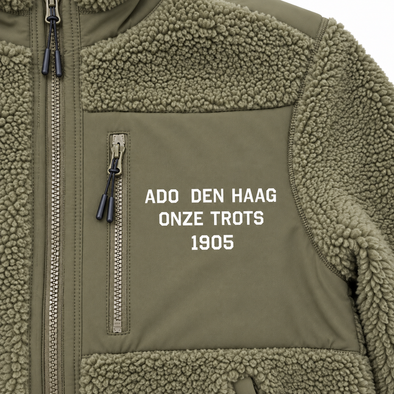ADO Den Haag Fleece Jacket - Khaki