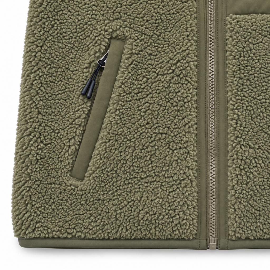 ADO Den Haag Fleece Jacket - Khaki