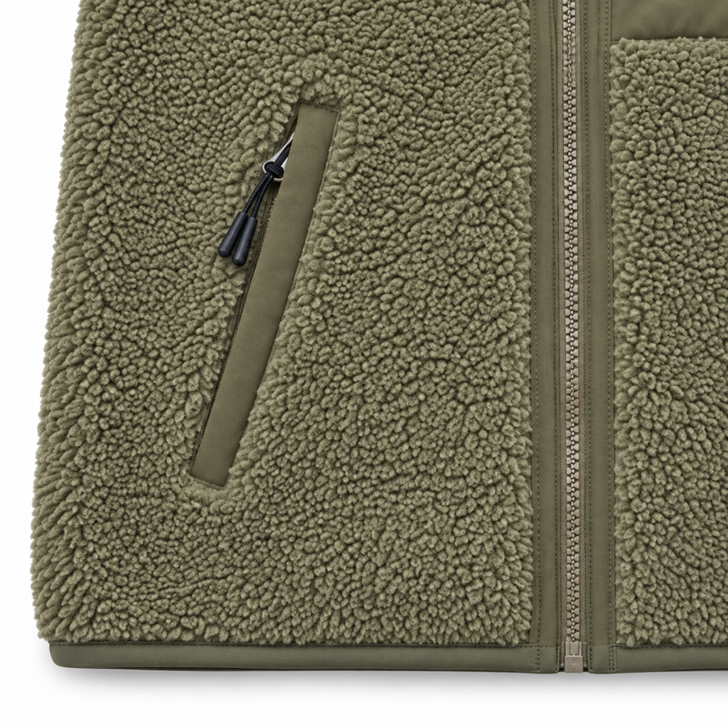 ADO Den Haag Fleece Jacket - Khaki