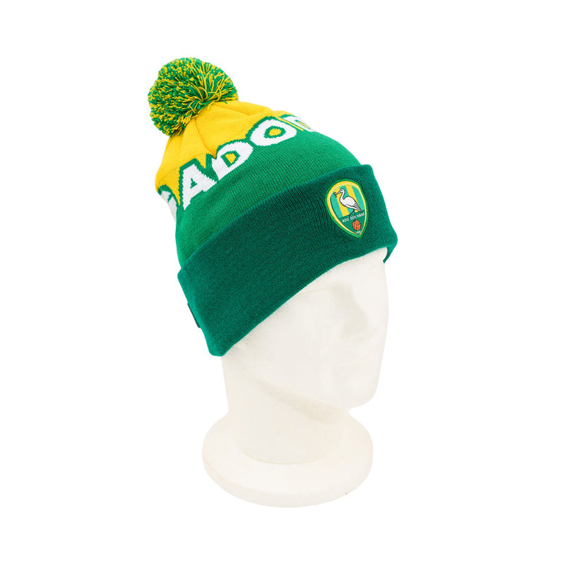 ADO Muts (Groen/Geel) met pompom