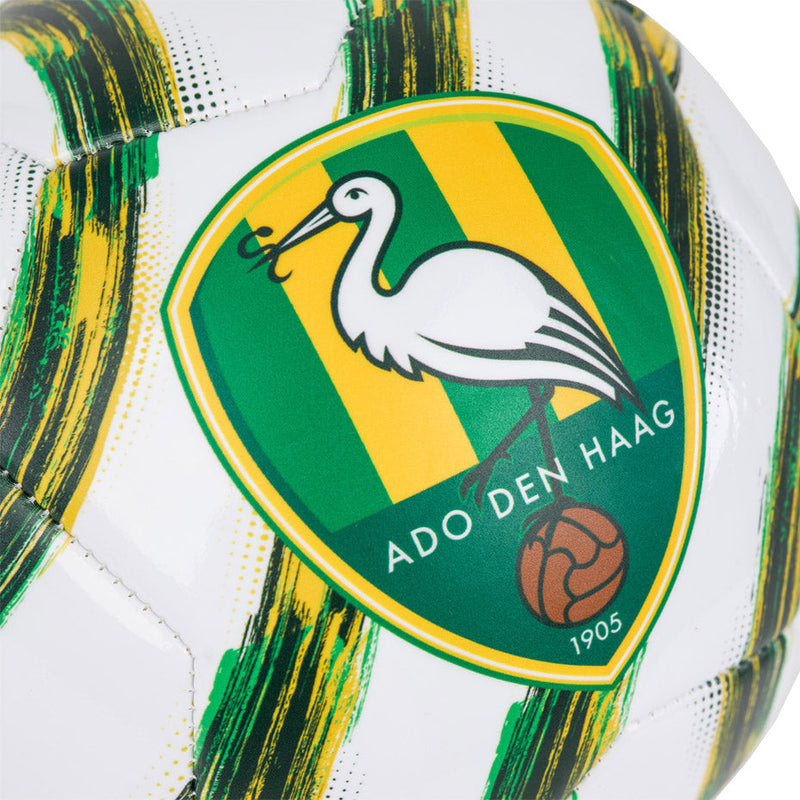 ADO Voetbal Wit - Verfstrepen (maat 5)