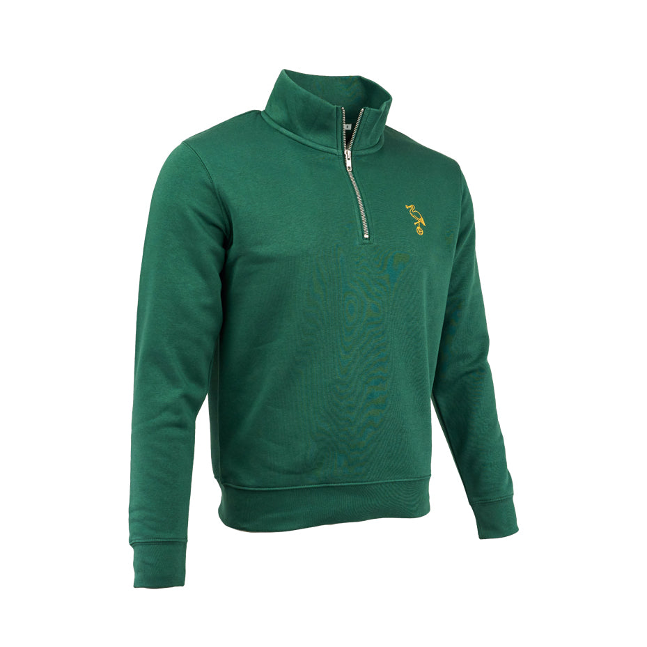 ADO Quarter Zip met Ooievaar (Groen)