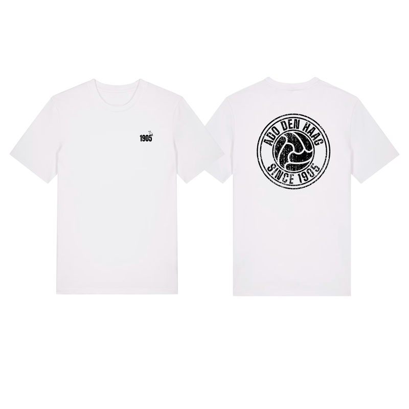 ADO T-Shirt 1905 & Bal (Wit)