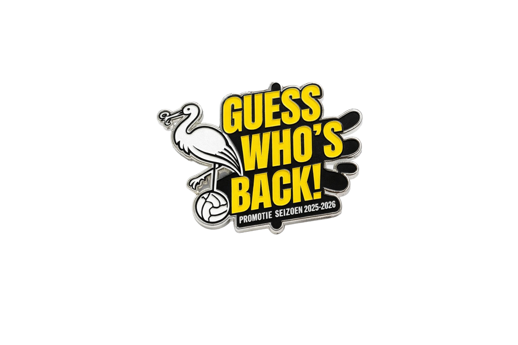 Promotie Pin - Guess who's back!