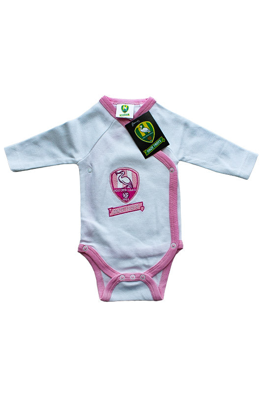 ADO Den Haag Romper Wit/Roze
